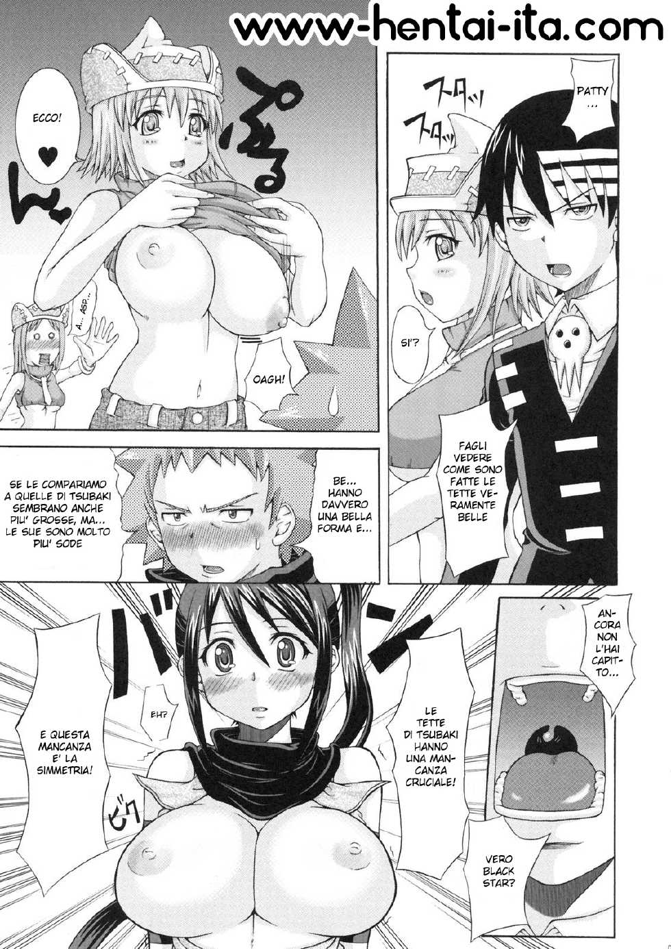 (C77) [Rabbit Labyrinth (Namikaze Rankuui)] Interest (RABIx2 3rd) (Soul Eater) [Italian] [Le Silver] - Page 8