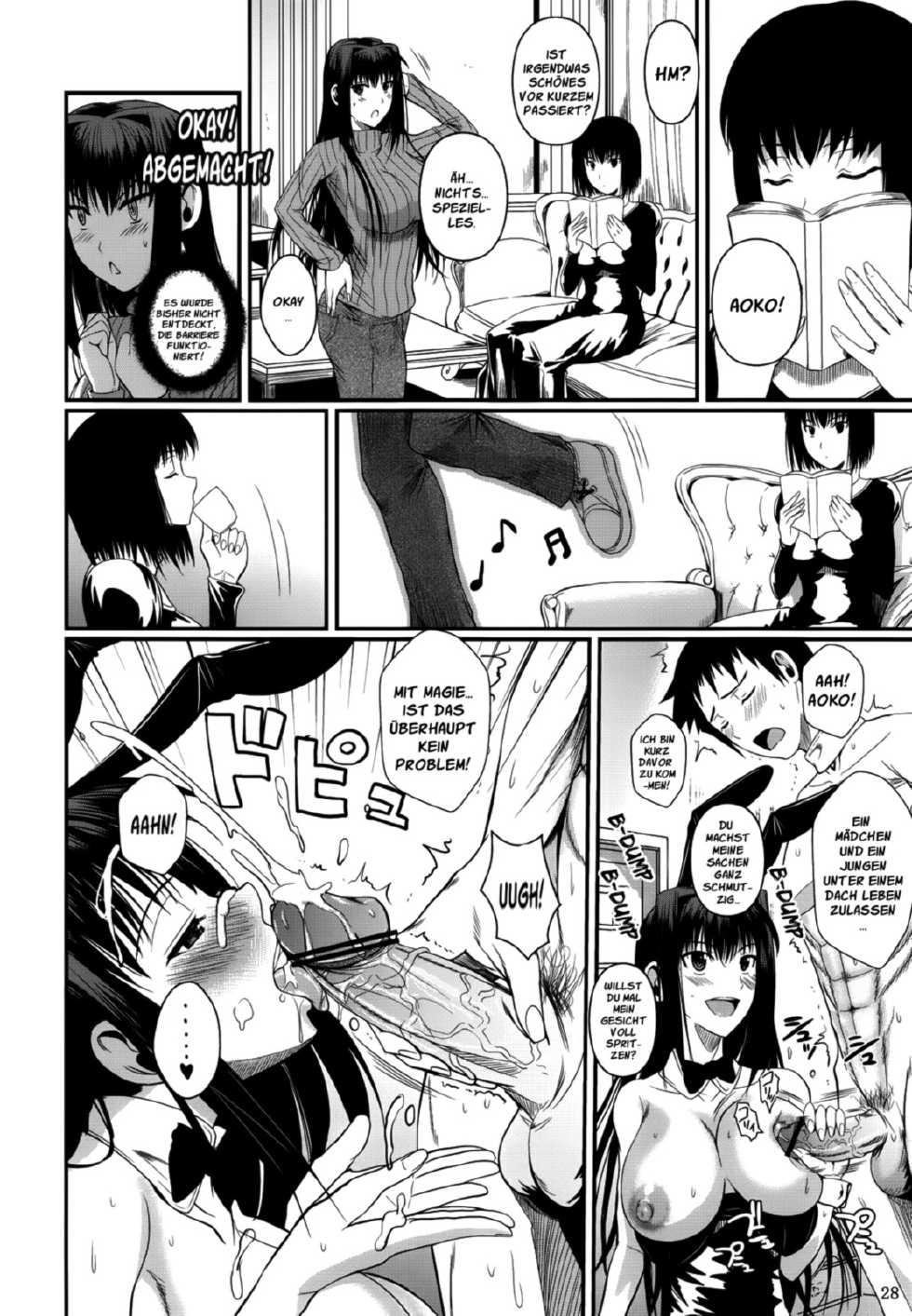 (C82) [Shoot The Moon (Fuetakishi)] Momemasu (Mahou Tsukai no Yoru) [German] [SchmidtSST] - Page 30