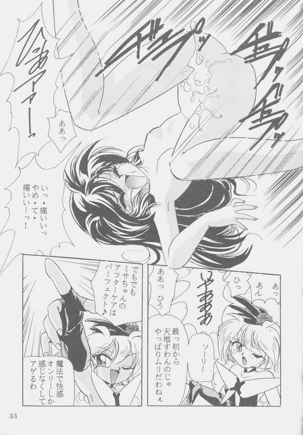 (C53) [First Class (Kazuneko)] W-MIND Soushuuhen (Mahou Shoujo Pretty Sammy) - Page 32