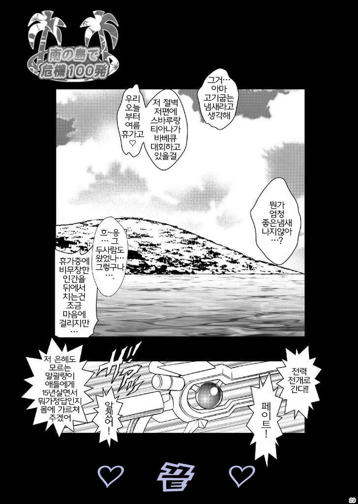 (C80) [Metabocafe Offensive Smell Uproar (Itachou, Kakiko)] Minami No Shima De Kiki 100 Hatsu (Mahou Shoujo Lyrical Nanoha) [Korean] [Team Arcana] - Page 28