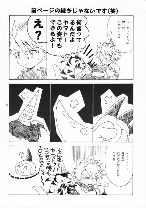 [WALPURGIS (Hazuki Aoi)] Bouken Sekai San (Digimon Adventure) - Page 25