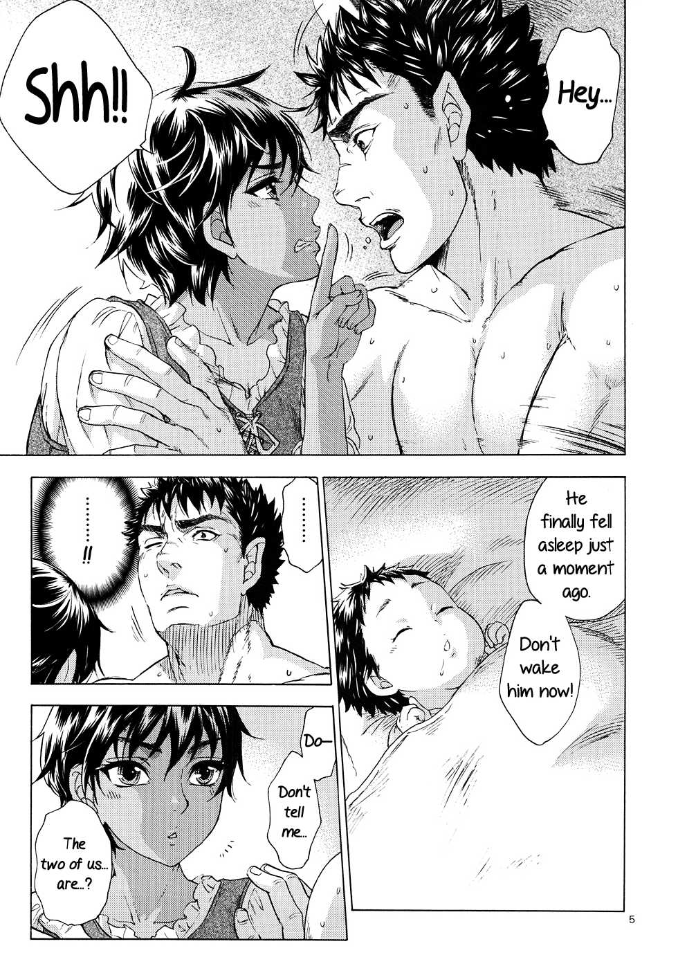 (C82) [Bread & Cake (Kuon Michiyoshi)] Akatsuki wo Matte (Berserk) [English] =TV= - Page 4