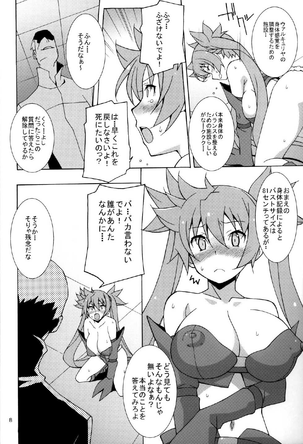 (Misono Jogakuen Bunkasai) [Mushimusume Aikoukai (ASTROGUY2)] PRIDE BREAKER - Valkyrie Kanrakuhen - (Arcana Heart) - Page 9
