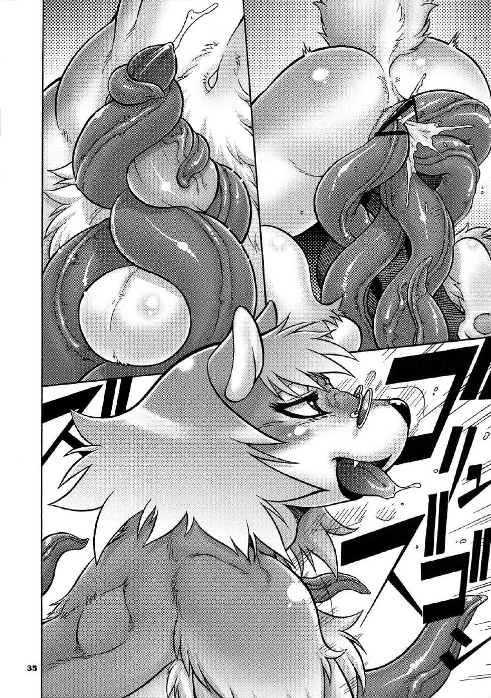 (C83) [TEAM SHUFFLE (Various)] Kemono no Sho Juukyuu - Book of the Beast 19 - Page 34