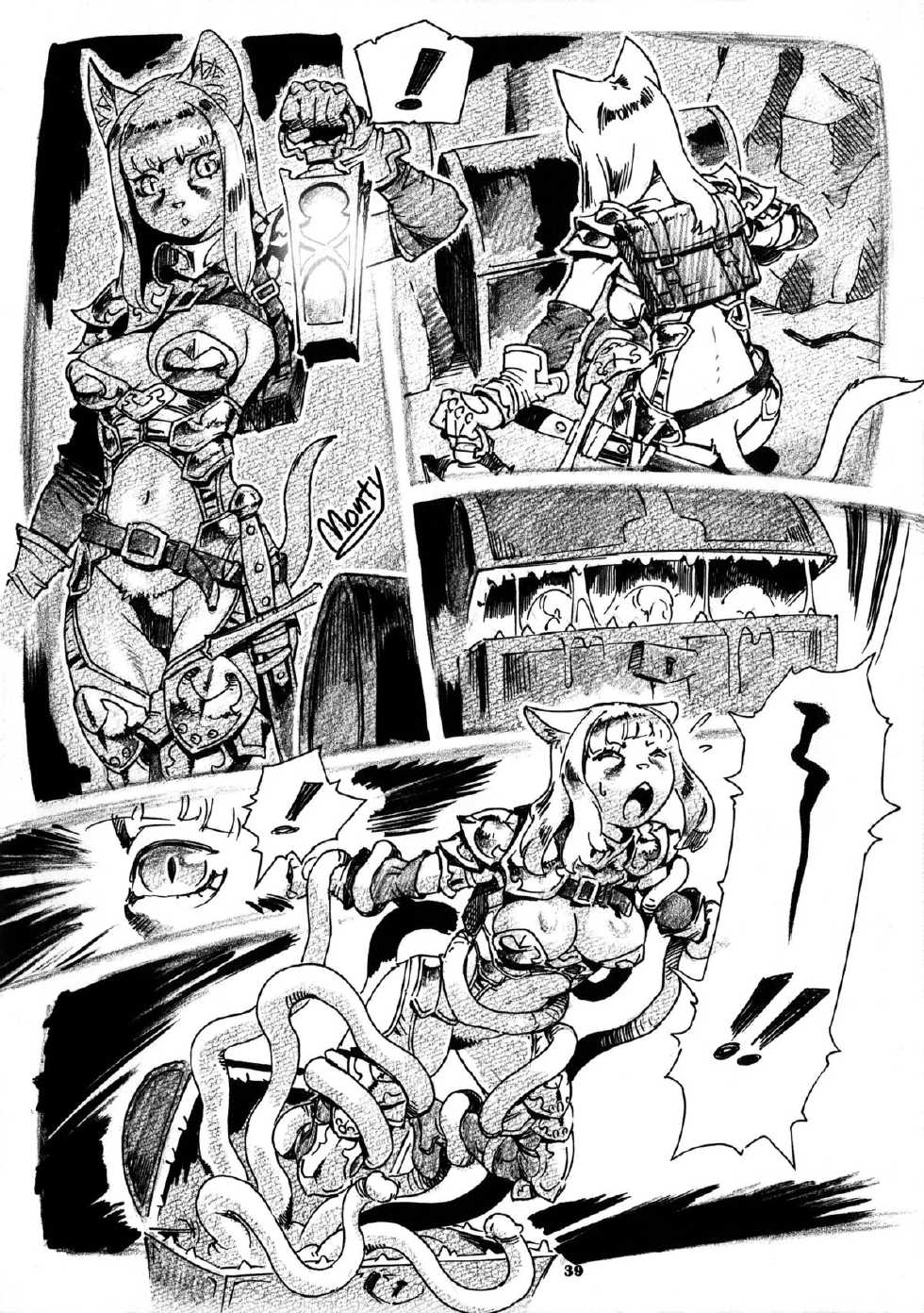 (C83) [TEAM SHUFFLE (Various)] Kemono no Sho Juukyuu - Book of the Beast 19 - Page 38