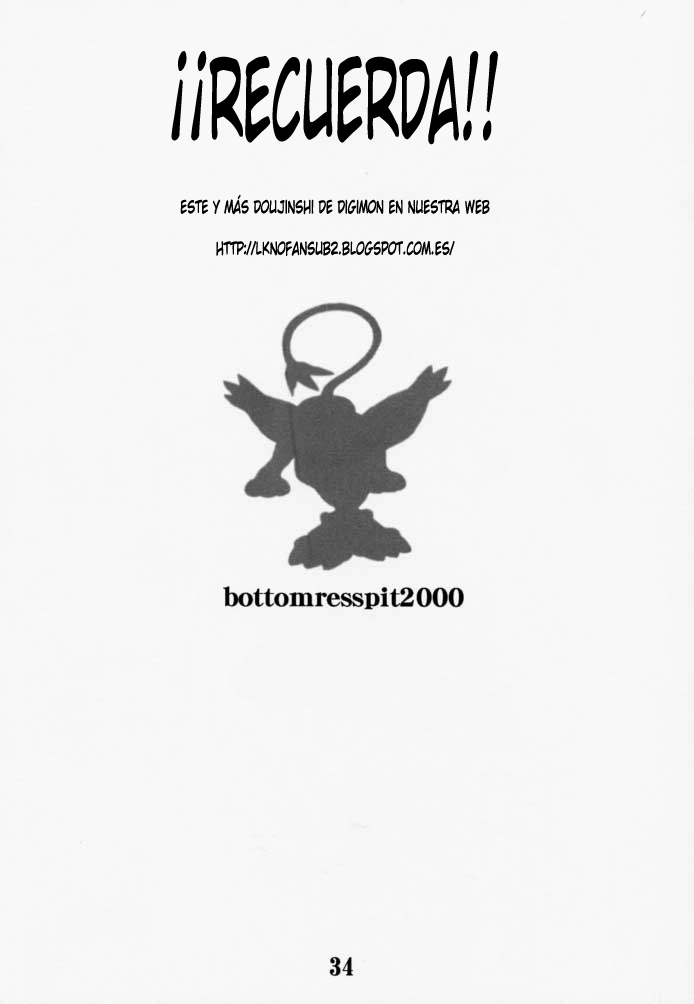 [Bottomress Pit (Bonzakashi)] DIGIMON QUEEN 01 (Digimon Adventure) [Spanish] {LKNOFansub} - Page 33