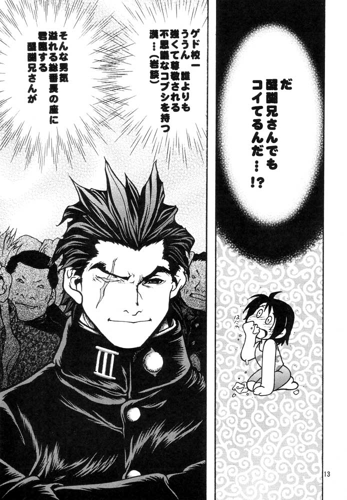(C61) [Fuzoku Kugayama Kindergarden (Kugayama Rikako)] domestic love (Rival Schools) - Page 12