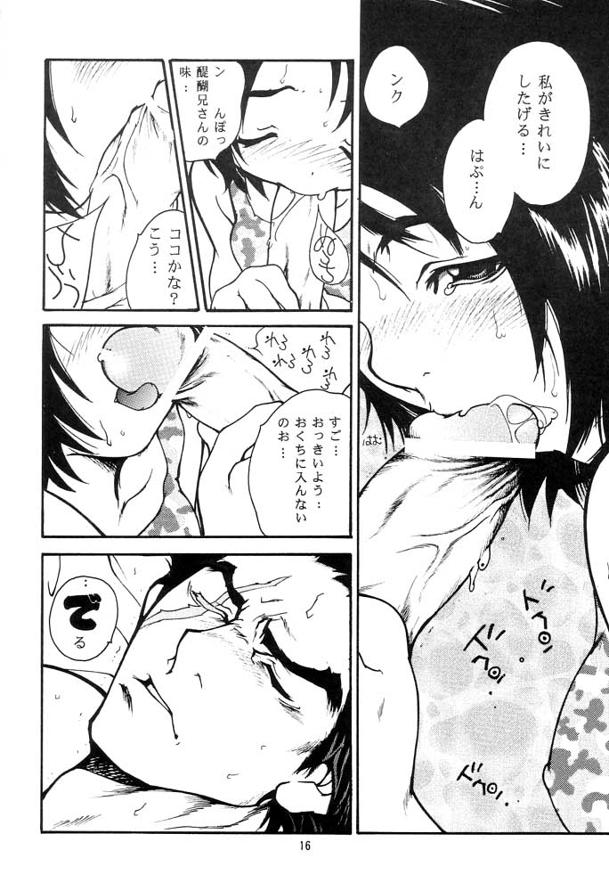 (C61) [Fuzoku Kugayama Kindergarden (Kugayama Rikako)] domestic love (Rival Schools) - Page 15