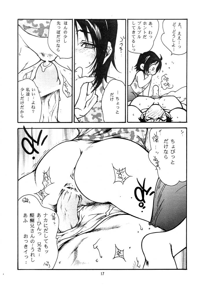 (C61) [Fuzoku Kugayama Kindergarden (Kugayama Rikako)] domestic love (Rival Schools) - Page 16