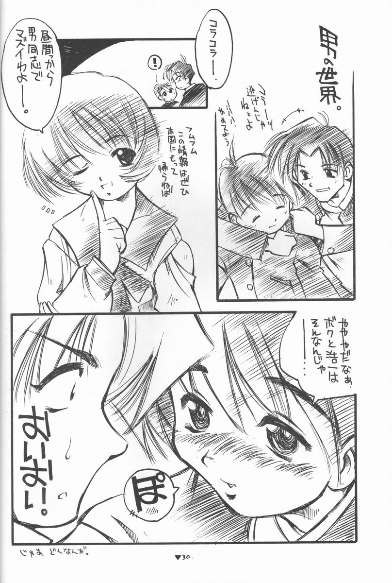 (C55) [Kikouken (Nanami Makoto, Yamaimo Torotoro)] Happa Funi Funi (Kizuato, ToHeart) - Page 29