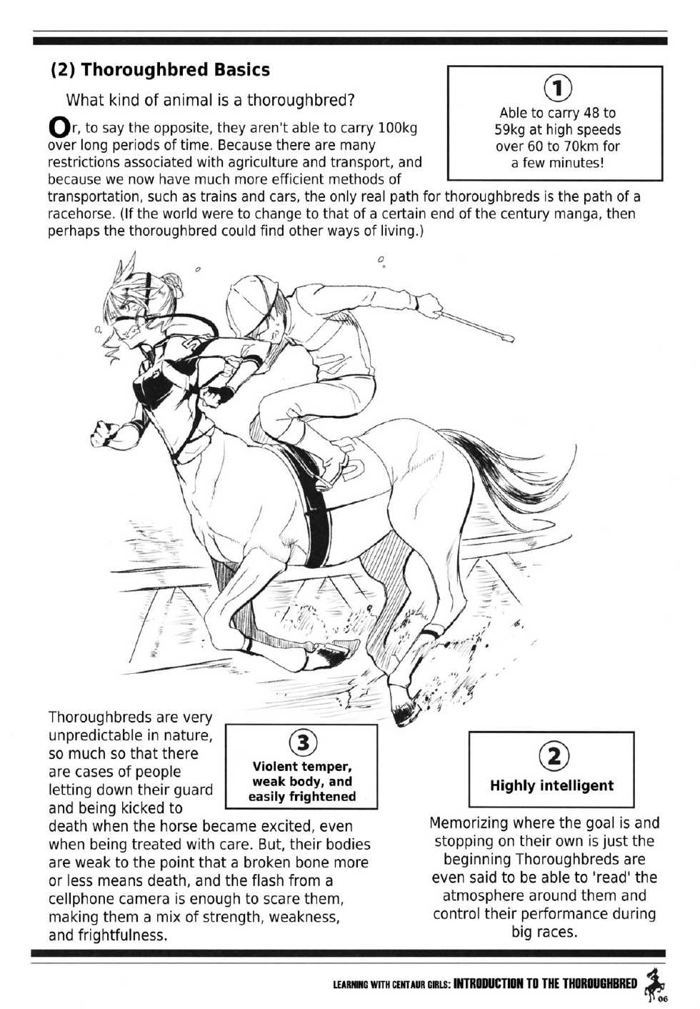 (C83) [Hyakki Yakou (Z-ton)] Centaur Musume de Manabu Hajimete no Thoroughbred | Learning With Centaur Girls: Introduction To The Thoroughbred [English] [4dawgz + Thetsuuyaku] - Page 5