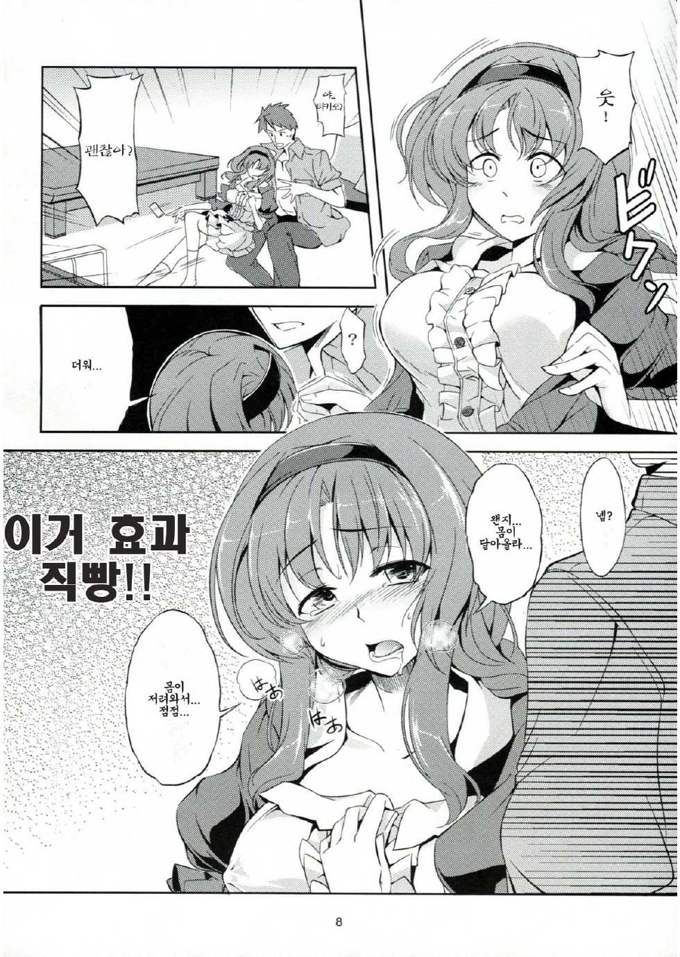 (C82) [WindArTeam (WindArt)] Chichi Zokusei Kanojo (D-Frag!) [Korean] - Page 10