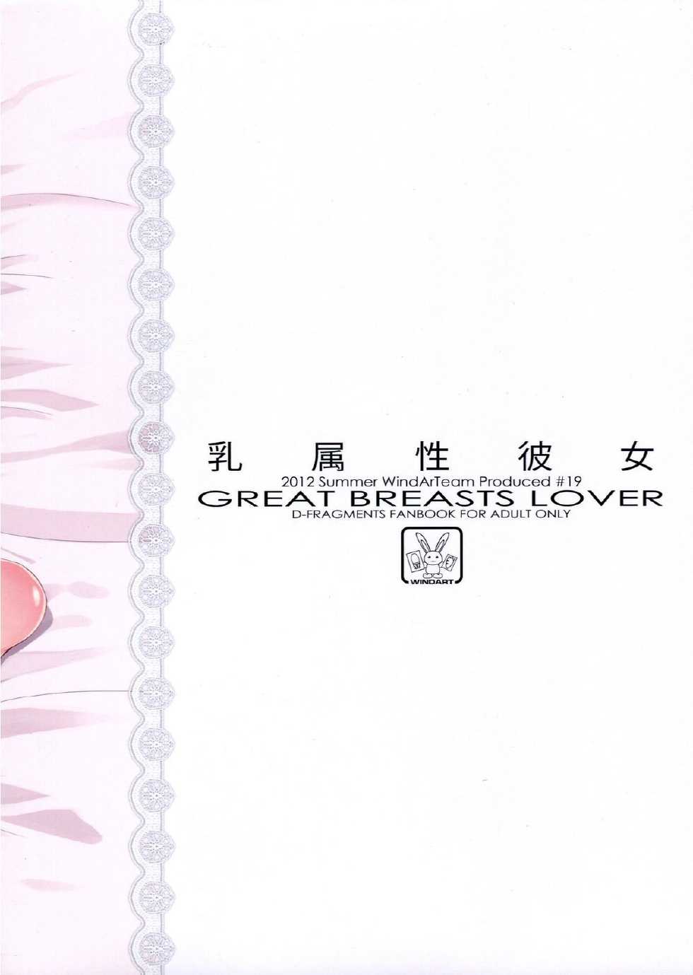 (C82) [WindArTeam (WindArt)] Chichi Zokusei Kanojo (D-Frag!) [Korean] - Page 31