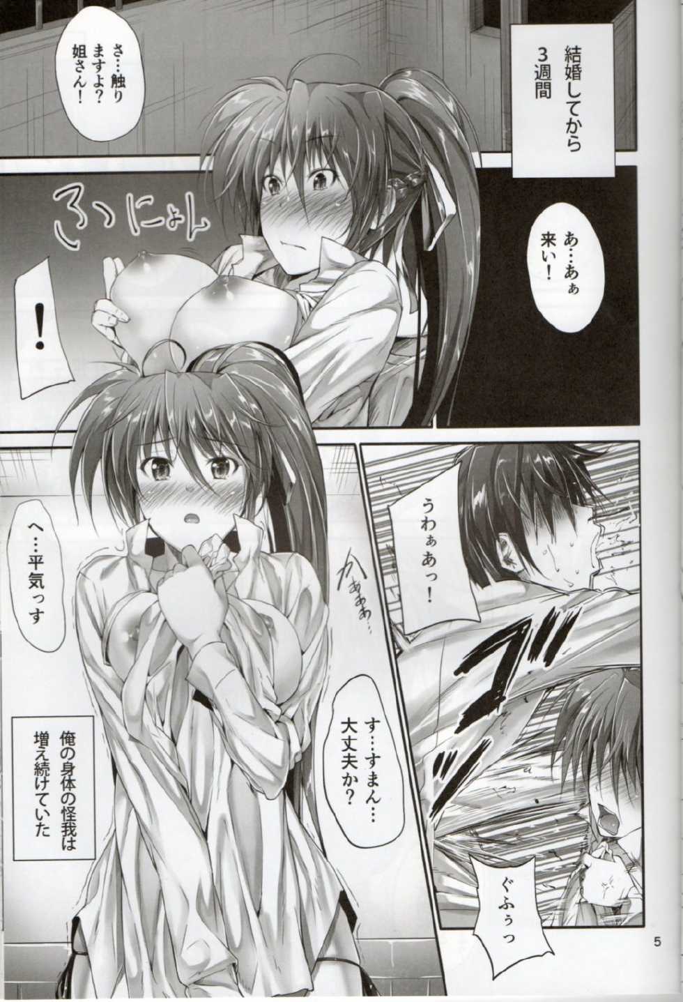 (C83) [IV VA SHIN (Mikuni Mizuki)] Home Sweet Home ~Signum Hen~ (Mahou Shoujo Lyrical Nanoha) - Page 3