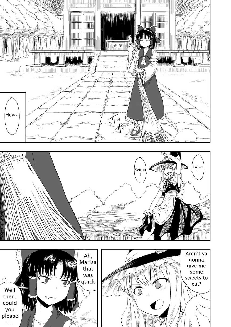 [Nananana (Nannal)] Touhou no Kichiku Miko - Marisa Hen (Touhou Project) [English] - Page 2