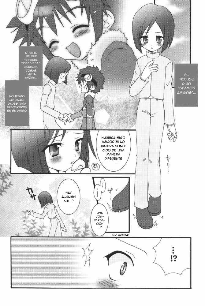 (Shotaket 6) [Houkago Paradise (Sasorigatame)] Plum Juice (Digimon Adventure 02) [Spanish] [Avatar-kun] - Page 9