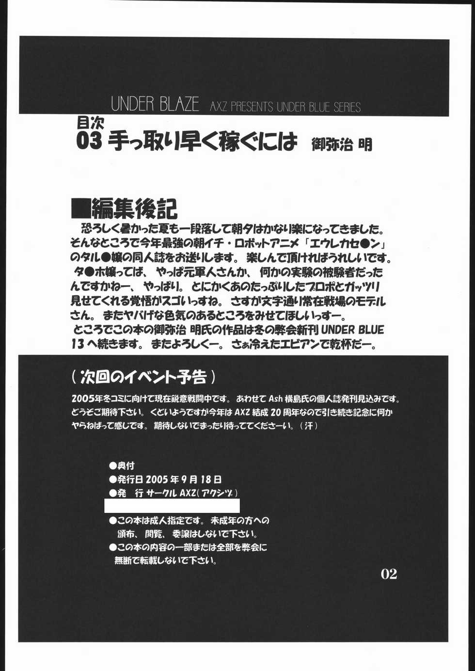 (SC29) [AXZ (Miyaji Akira)] UNDER BLAZE (Eureka 7) - Page 3