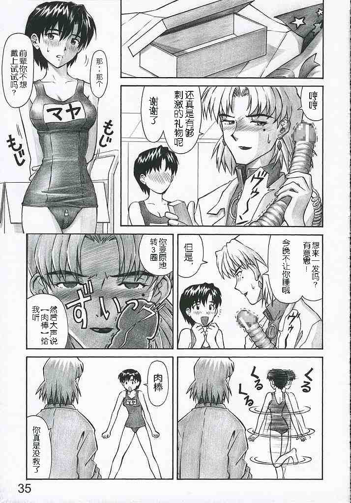 (C69) [TENGU NO TSUZURA (Kuro Tengu)] MERRY BOX (Neon Genesis Evangelion) [Chinese] [wwy个人汉化] - Page 35