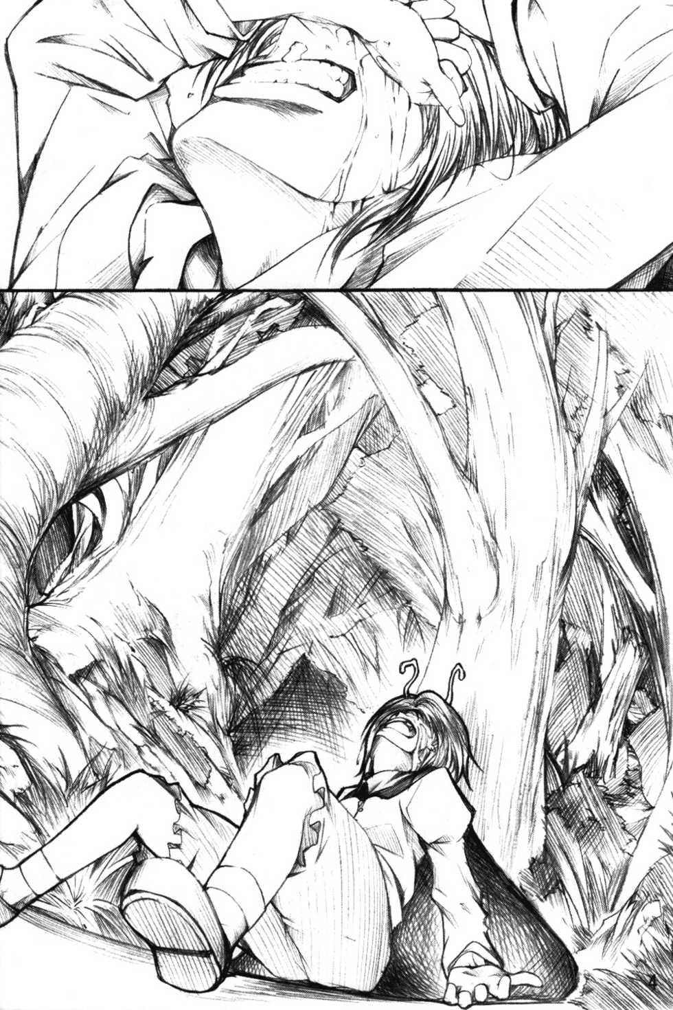 (Reitaisai 3) [Tohonifun (Chado)] Wriggle VS Koumakan | Wriggle VS Scarlet Devil Mansion (Touhou Project) [English] [Gaku Touhou] - Page 5