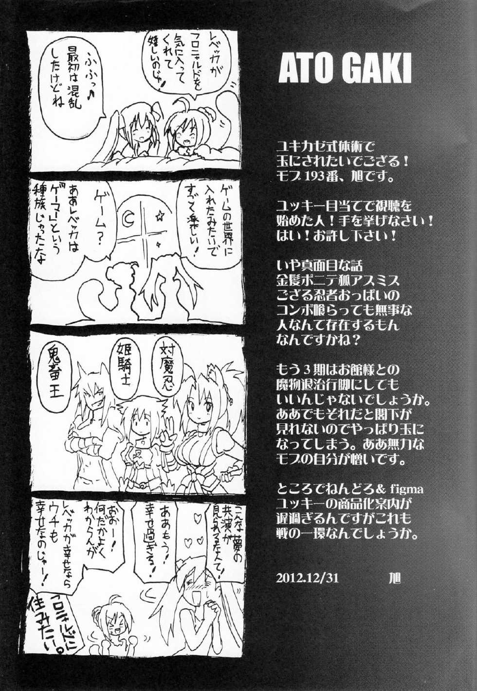 (C83) [Fullmetal Madness (Asahi)] Yukishimaki (Dog Days) - Page 24