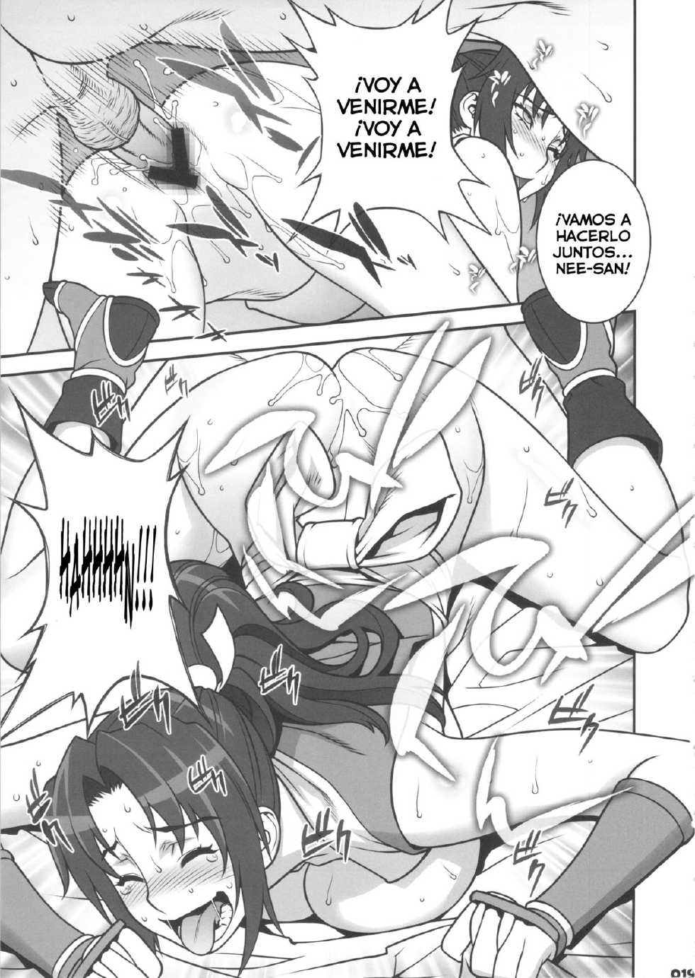 (C83) [Motchie Kingdom (Motchie)] Neesan to H Shiyo! (The King of Fighters) (Spanish) - Page 18