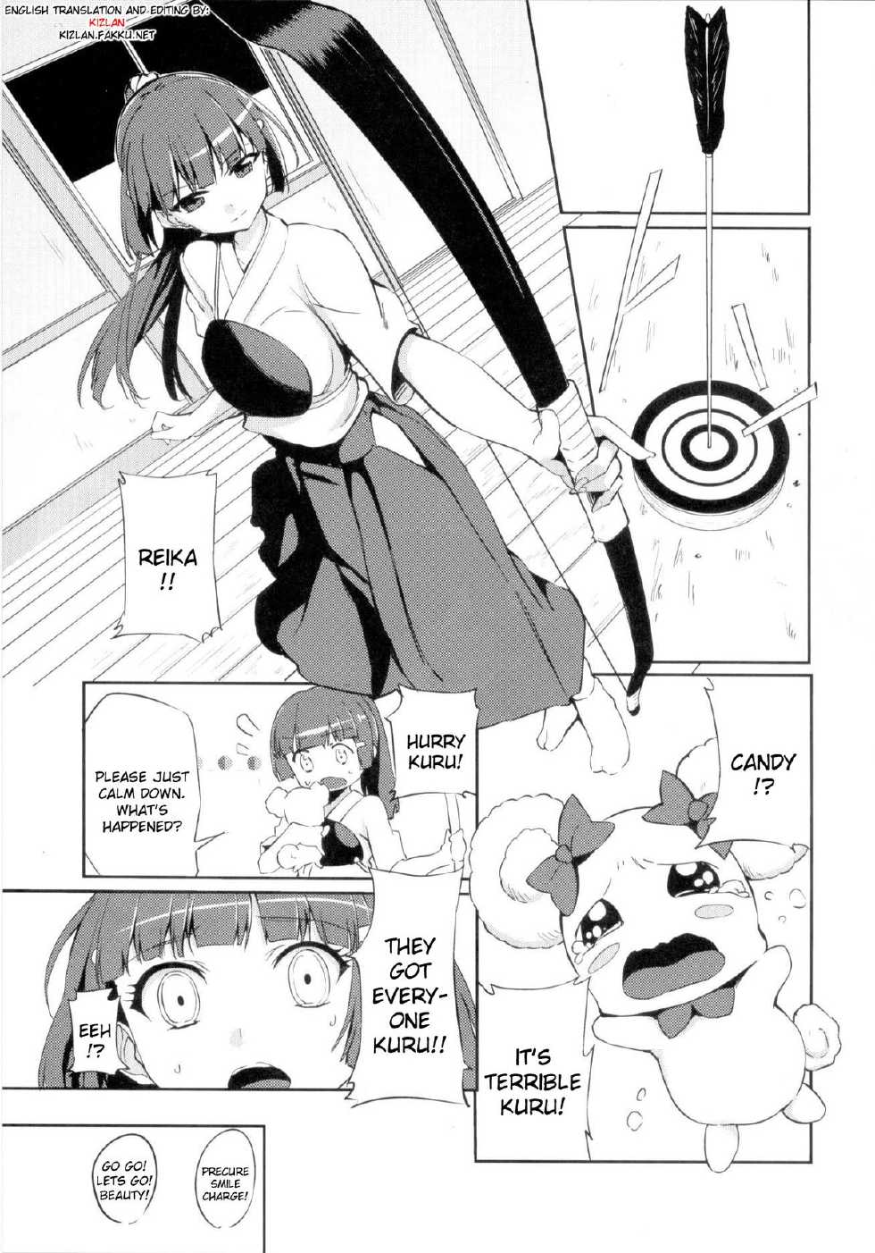 (C82) [Bamyuuda Zettai Ryouiki (HamunoHei)] BAD END ROAD (Smile Precure!) [English] [Kizlan] - Page 4