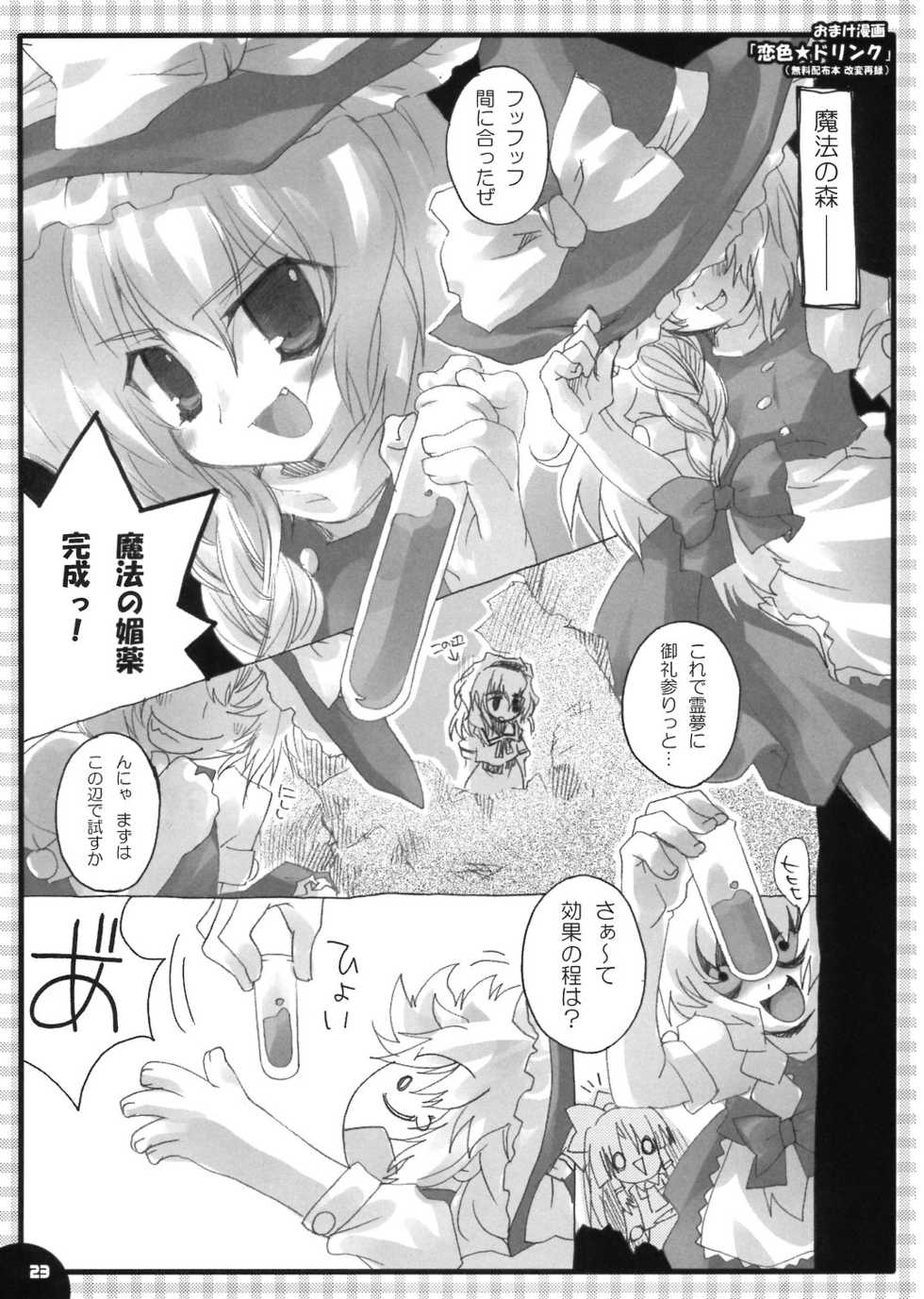(C70) [Tiger 79 (Kagurazaka Nagu)] Higashi no Sora ga Shiramu Toki (Touhou Project) - Page 21