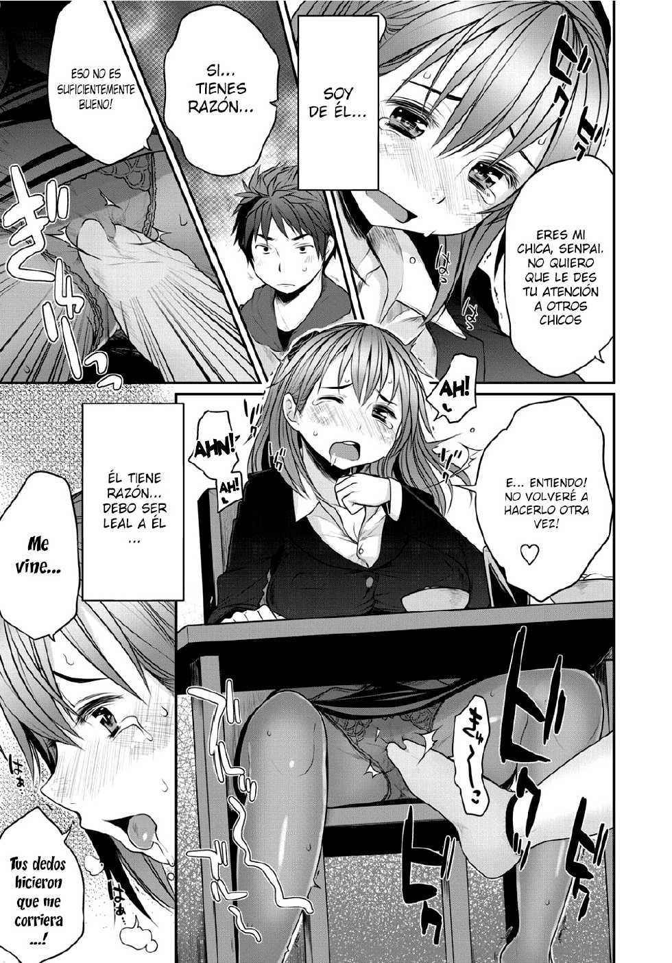 [Mukoujima Tenro] Celos Mutuos ~Mio y Shirou~ (COMIC Penguin Club 2012-05) [Spanish] [XHentai95] [Digital] - Page 7