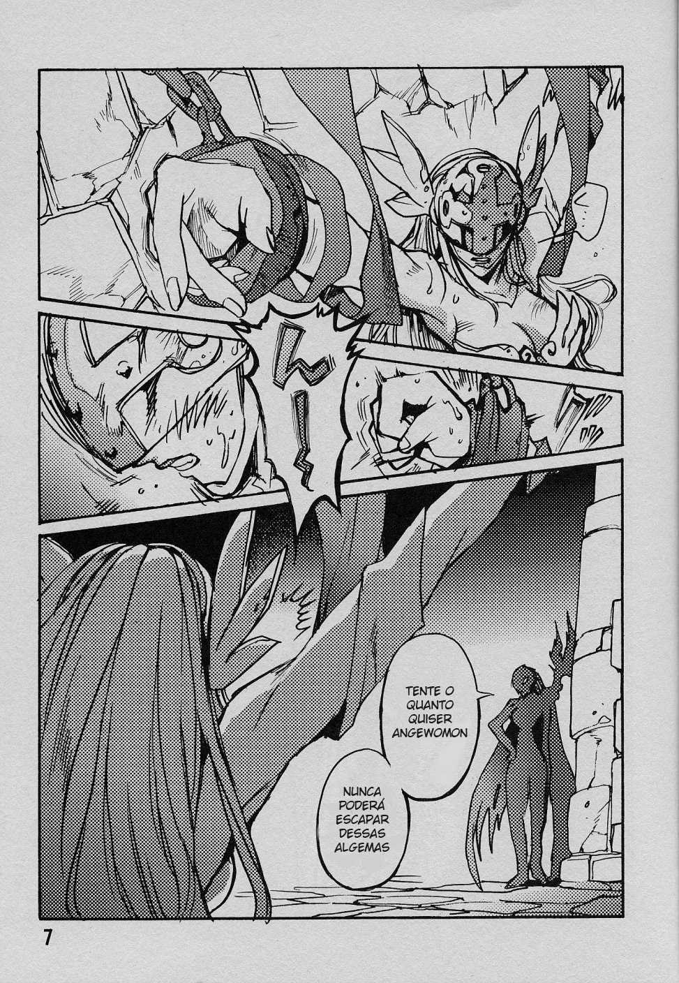 (C58) [Natsumoto Shoubou (Natsumoto Masato)] Ponchi Giga (Digimon) [Portuguese-BR] - Page 6