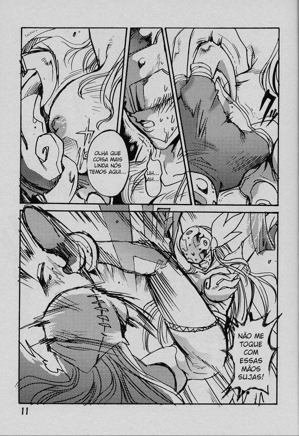 (C58) [Natsumoto Shoubou (Natsumoto Masato)] Ponchi Giga (Digimon) [Portuguese-BR] - Page 10