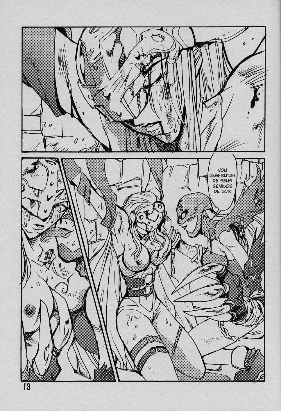 (C58) [Natsumoto Shoubou (Natsumoto Masato)] Ponchi Giga (Digimon) [Portuguese-BR] - Page 12