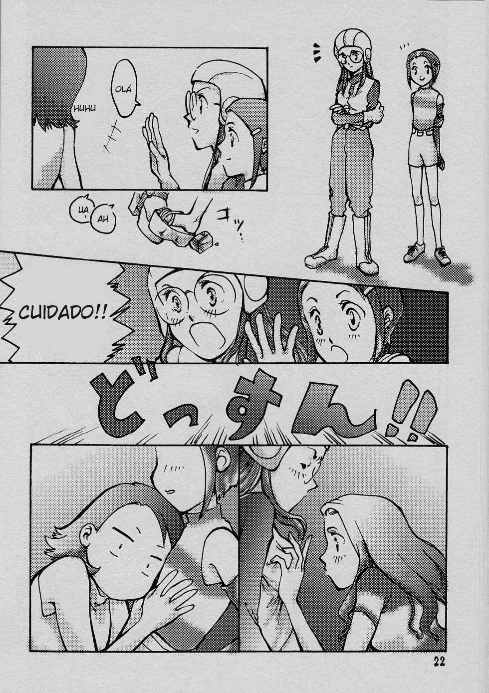 (C58) [Natsumoto Shoubou (Natsumoto Masato)] Ponchi Giga (Digimon) [Portuguese-BR] - Page 21