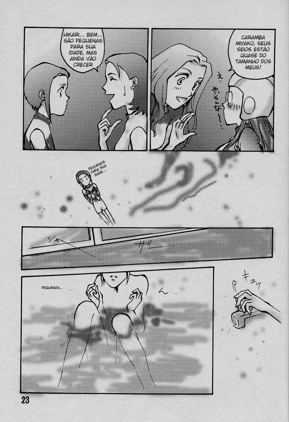 (C58) [Natsumoto Shoubou (Natsumoto Masato)] Ponchi Giga (Digimon) [Portuguese-BR] - Page 22