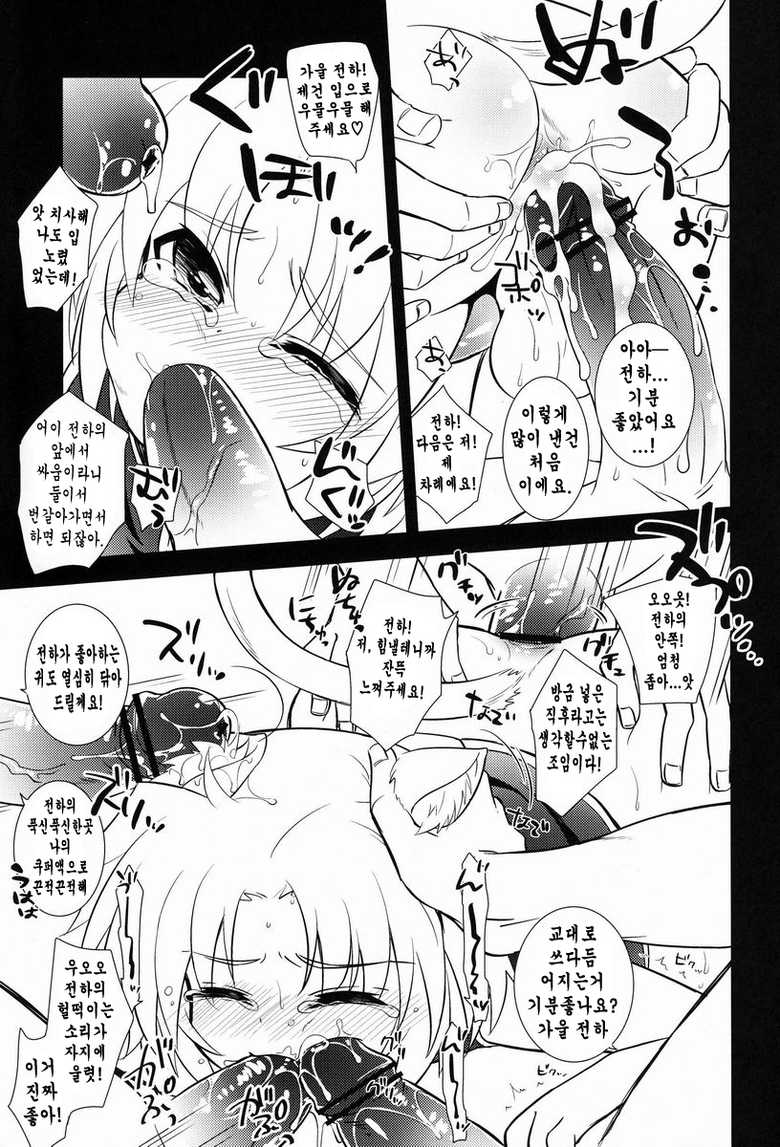 [Fuwawa (Oki no Matsushiro)] Gaul-denka no Senshou go Houbi (Dog Days) (korean) - Page 13