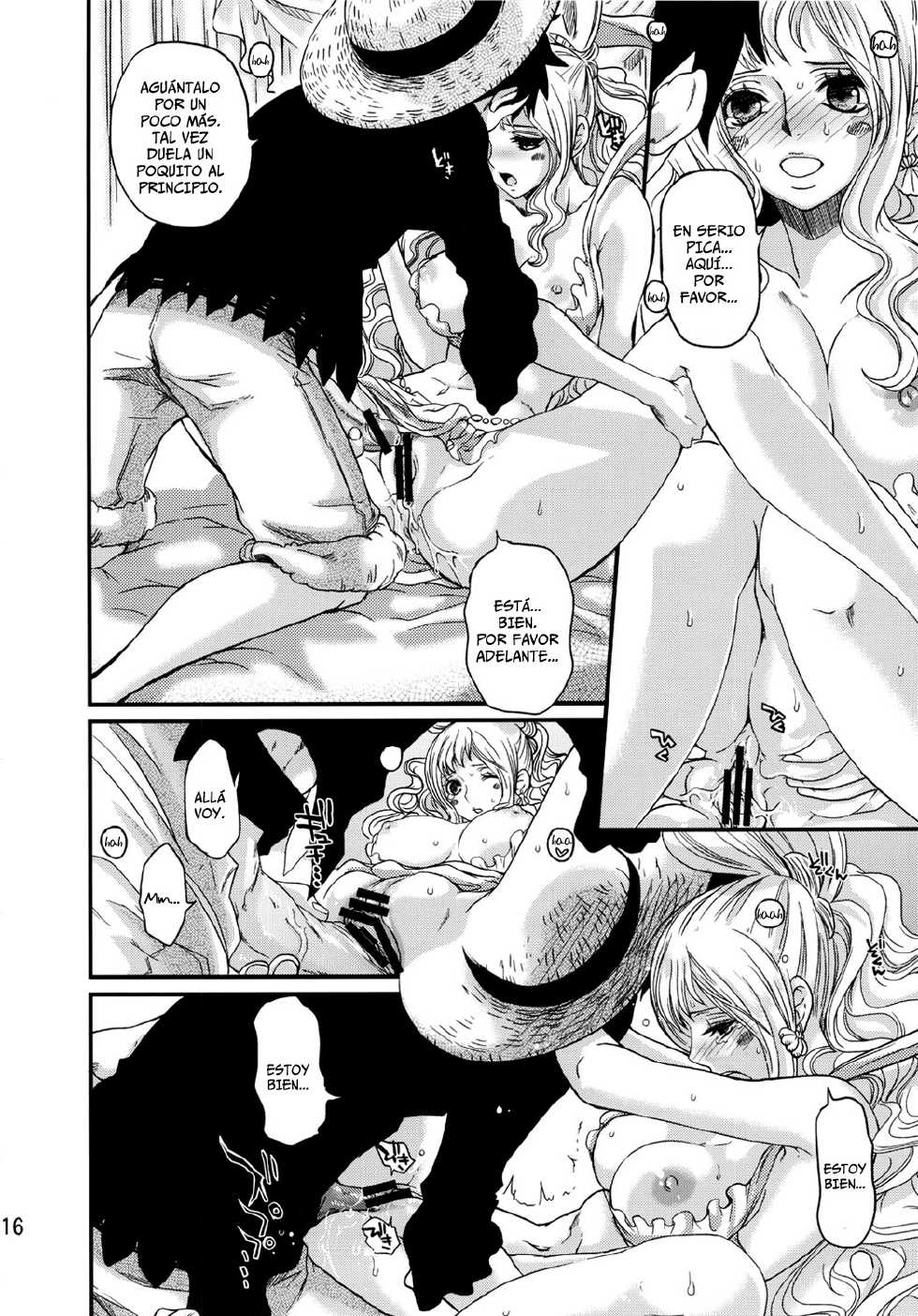 (C80) [Queen Of VANILLA (Tigusa Suzume)] Ningyohime | Princesa Sirena (One Piece) [Spanish] =P666HF= - Page 16