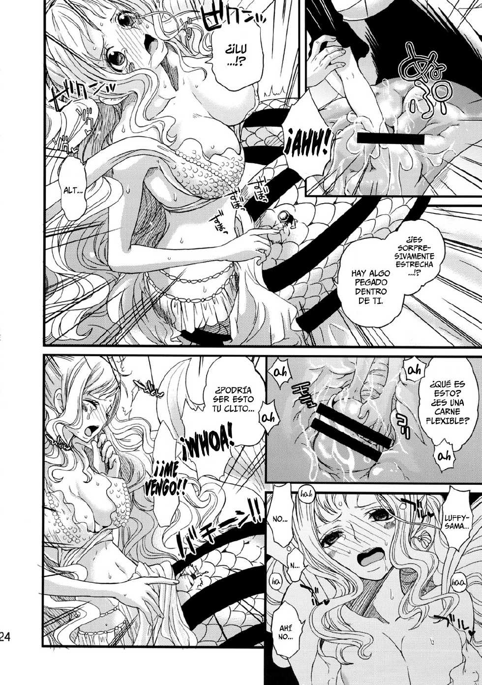 (C80) [Queen Of VANILLA (Tigusa Suzume)] Ningyohime | Princesa Sirena (One Piece) [Spanish] =P666HF= - Page 24