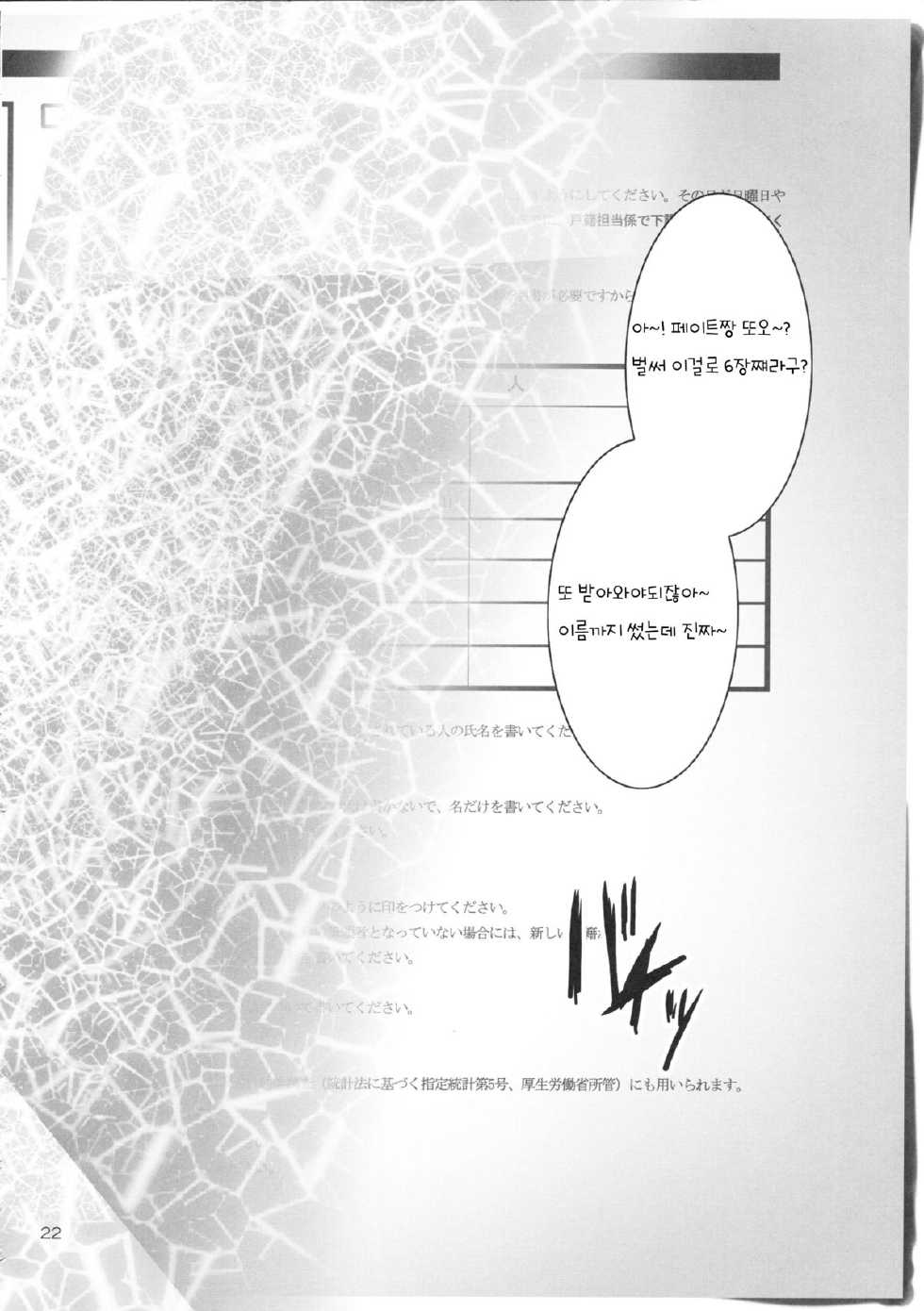 (COMIC1☆6) [IV VA SHIN (Mikuni Mizuki)] Home Sweet Home ～ Nanoha hen ～ (Mahou Shoujo Lyrical Nanoha) [Korean] - Page 21