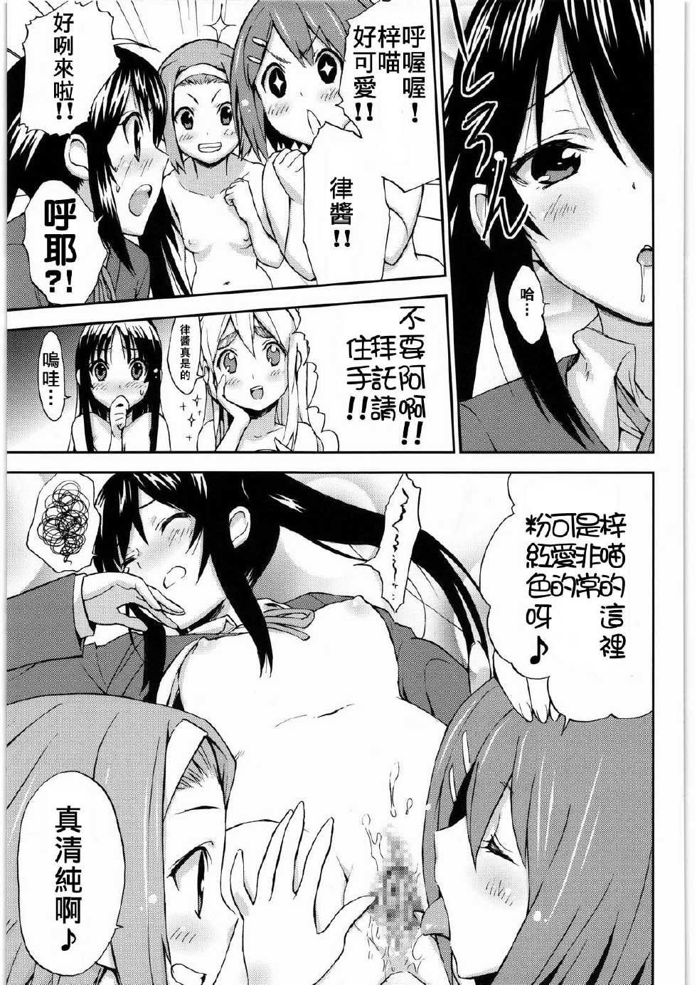 (C78) [NAMACO (大岩ケンヂ)] Come!Come!Erotick (けいおん!) [偽♂物個人漢化] - Page 7