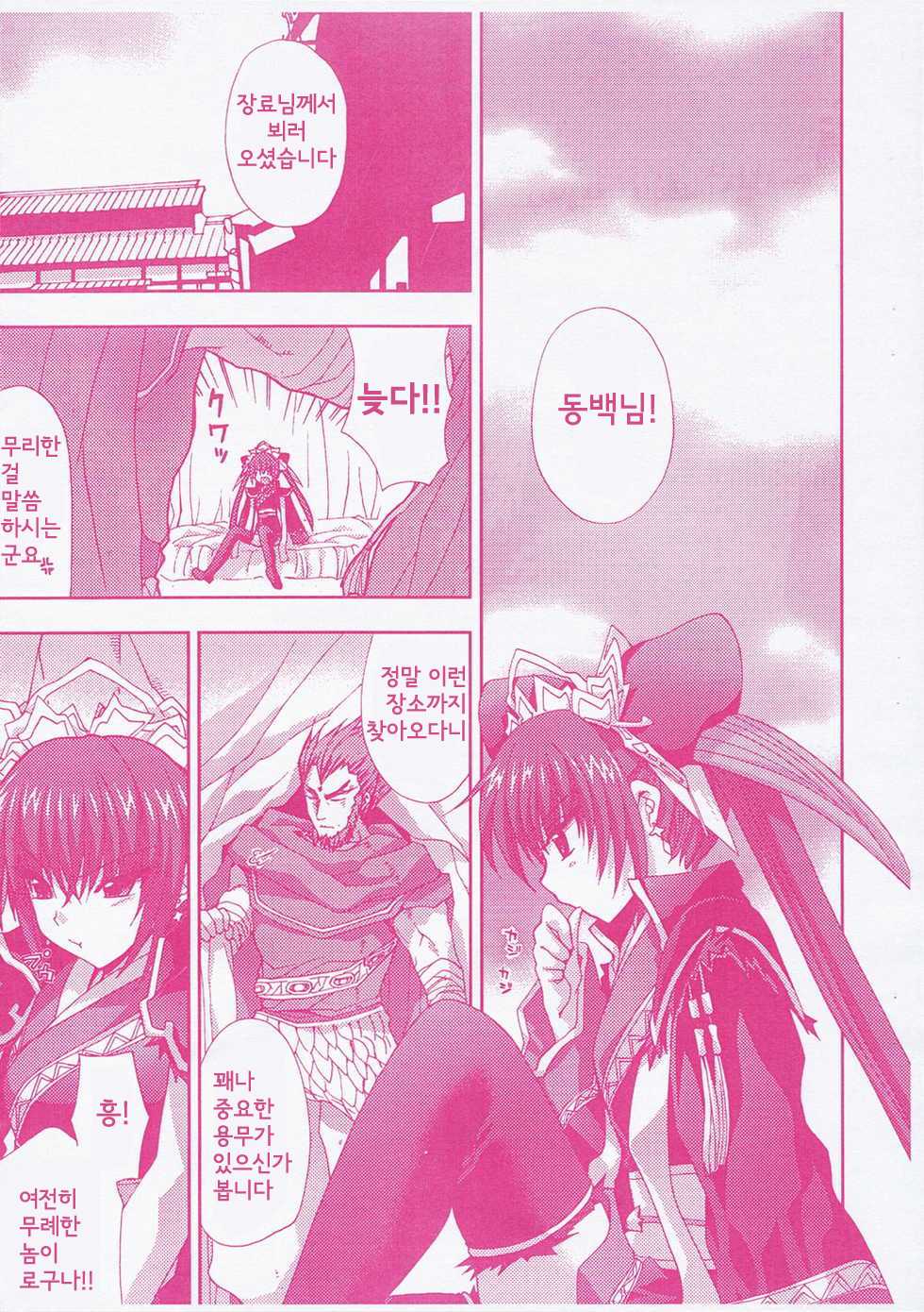 (SC33) [FANTASY WIND (Shinano Yura)] stratagem Preview Ban (Sangokushi Taisen) [Korean] - Page 5