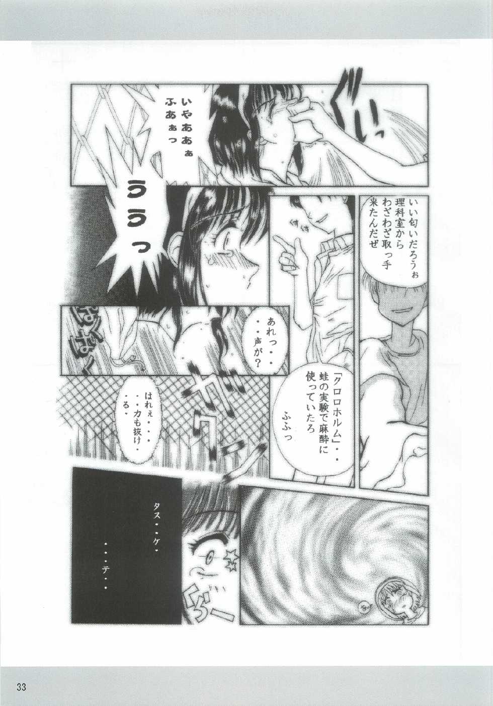 (CR35) [Dennou Denpa Hatsureisho (Harukaze Koucha)] Dame Ningen no Shoumei (Various) - Page 32