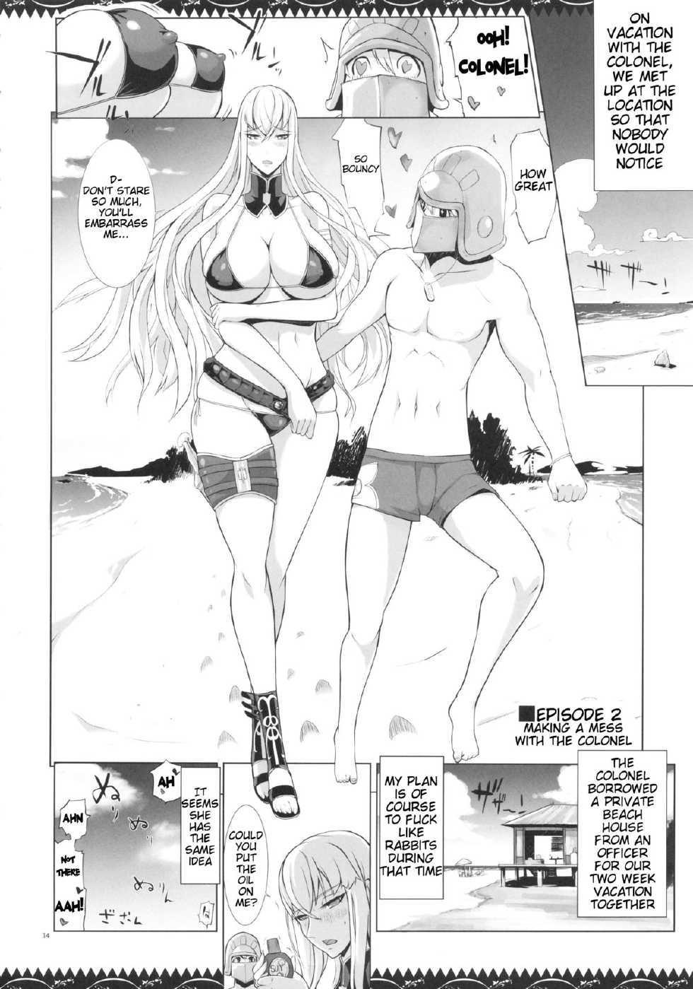 (C83) [YA-ZY (Yunioshi)] Selvari Hon (Valkyria Chronicles) [English] [Tigoris Translates] - Page 14