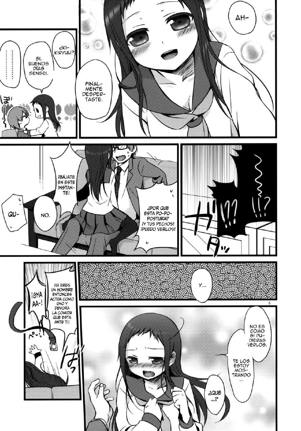 (COMITIA94) [Hitsuji-1ban-Shibori (Hitsuji Hako)] Sensei to, Ikenai Koto [Spanish] [Taidana F@nsub] - Page 8