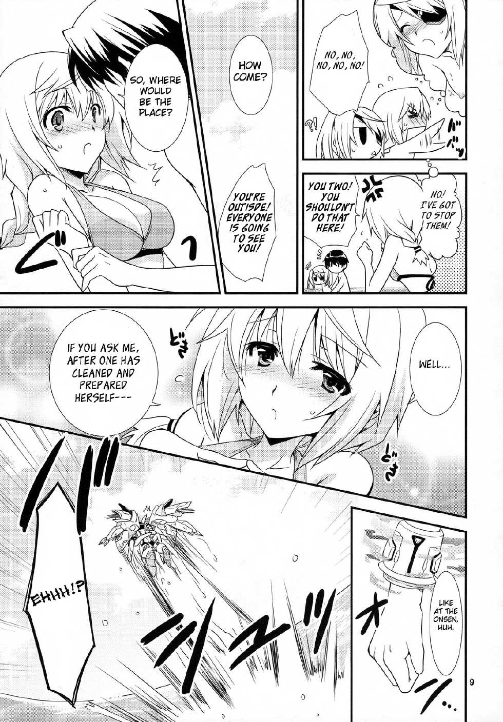 (C83) [CHAGASHI SAIBAN (Yamabuki Mook)] CharlxLauxSummer Sea! (Infinite Stratos) [English] [Rapid Switch] - Page 8