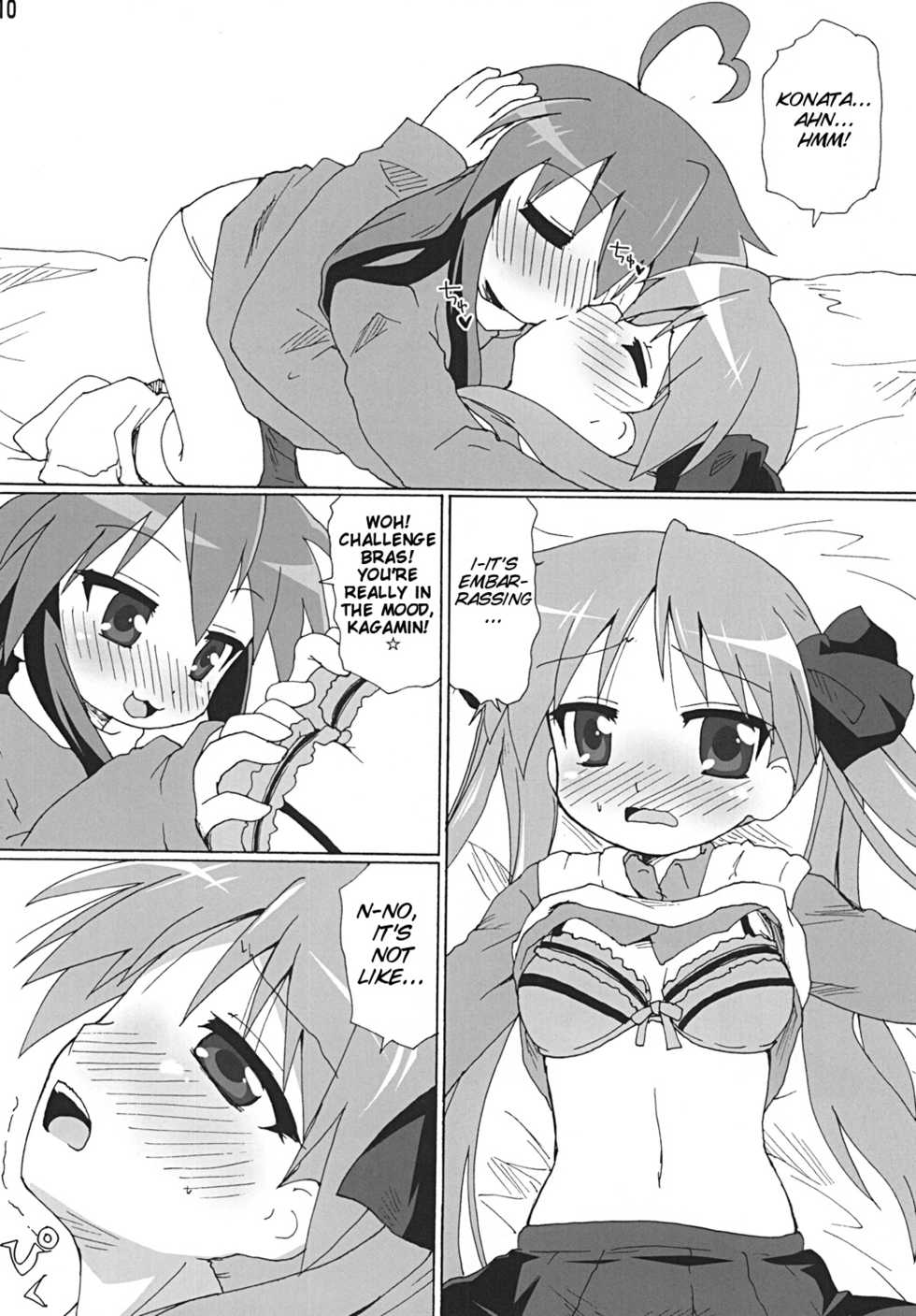 (COMIC1☆3) [Goberazzo (Mukaibi Aoi)] Gachi Rezu (Lucky Star) [English] {SMDC} - Page 10