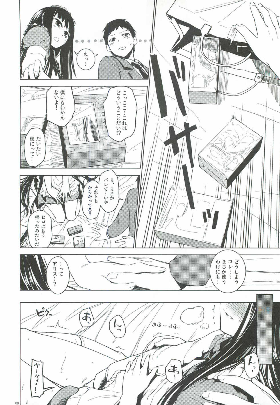 (C81) [infinity line (Misato Nana)] Alice in God Notepad (Heaven's Memo Pad) - Page 7