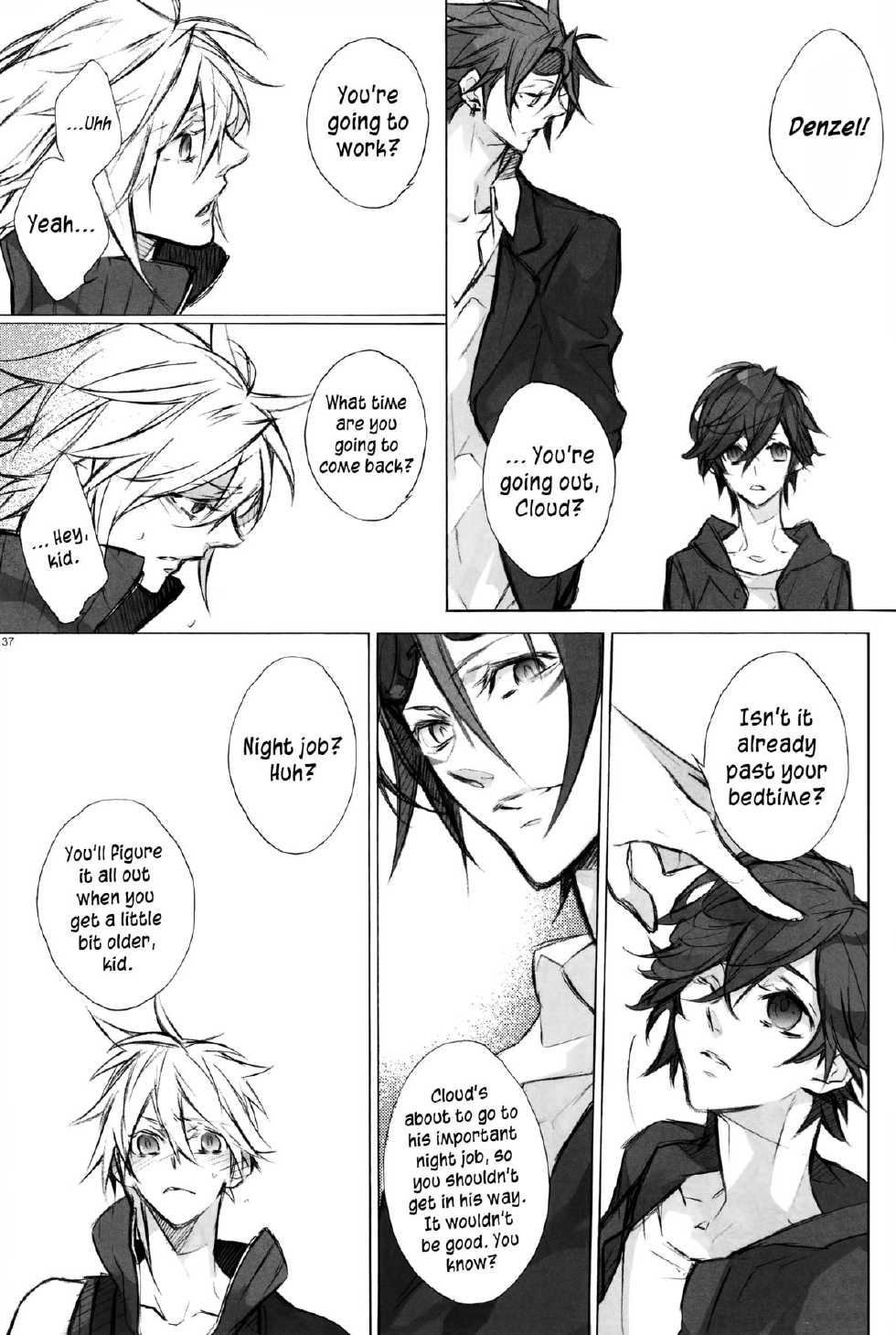 (HaruCC15) [Kiki, Nightflight (Beni Fujiwara, Yui)] Strife Delivery Health (Final Fantasy VII) [English] =SW= - Page 36