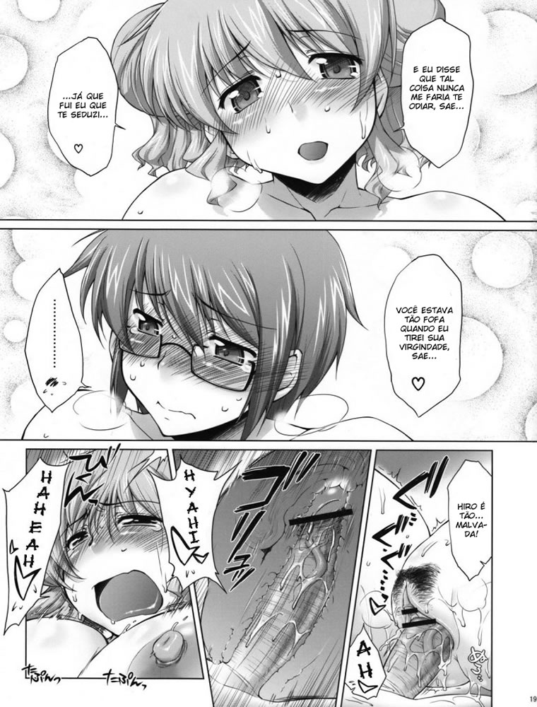 (C74) [Sago-Jou (Seura Isago)] Ayafuya Rocket (Hidamari Sketch) [Portuguese-BR] - Page 18