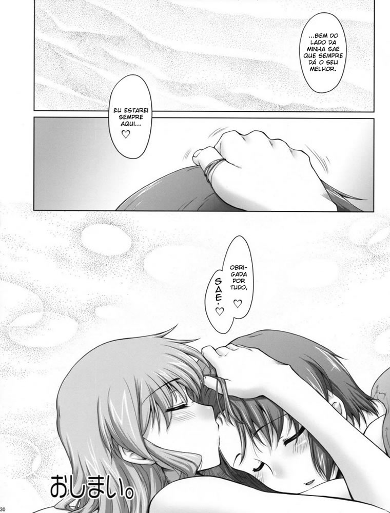 (C74) [Sago-Jou (Seura Isago)] Ayafuya Rocket (Hidamari Sketch) [Portuguese-BR] - Page 28