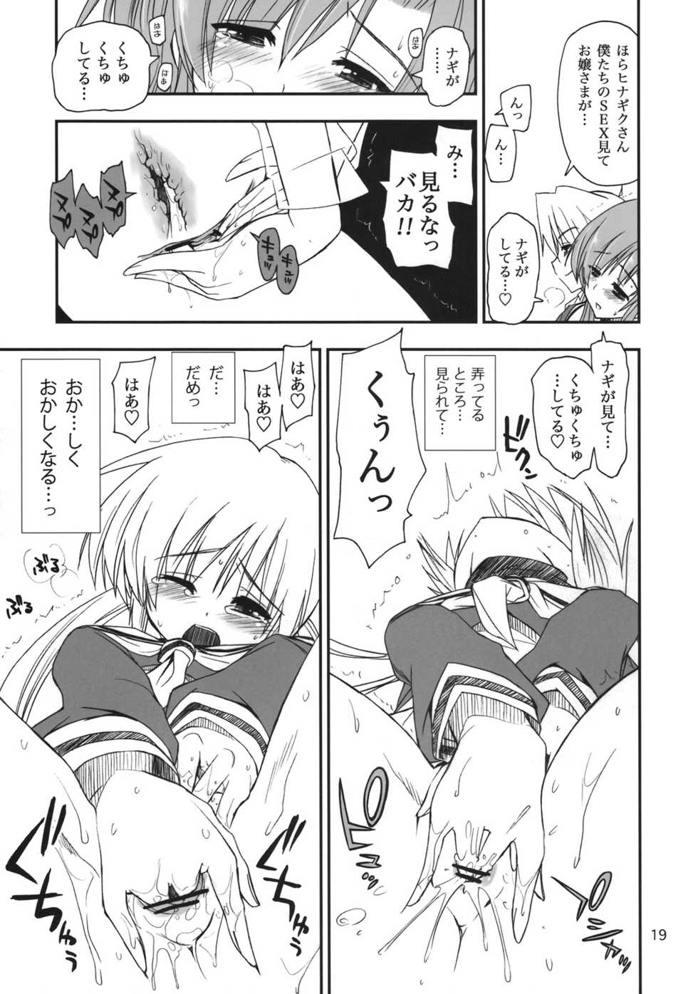 (C74) [GiriGiri Nijiiro (Kamino Ryu-ya)] Nanoda!! (Hayate no Gotoku!) - Page 18