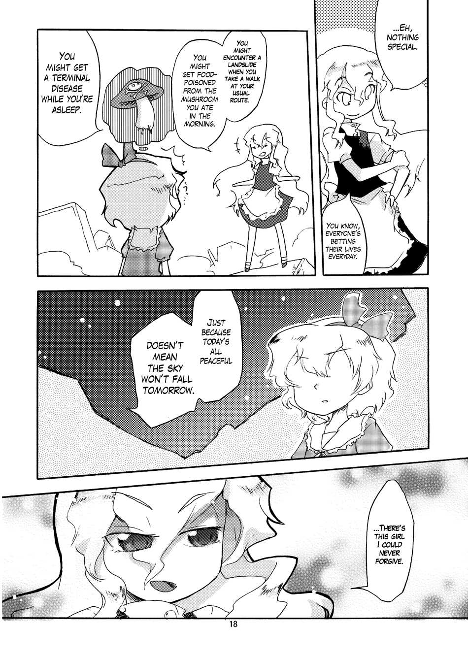 (Ningyou Tsukai no Tea Party) [Maruchira, Rocket Nenryou 21 (Raina, Aki Eda)] Plastic Heart (Touhou Project) [English] [Gaku-Touhou] - Page 18